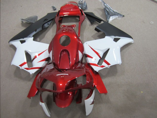 Kit Carenado Moto CBR 600 RR 2003-2004 - Rojo Blanco Kit Carenado Moto CBR 600 RR 2003-2004 - Rojo Blanco