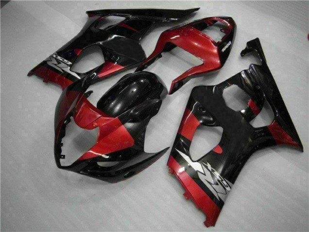Kit Carenado Moto GSXR 1000 K3 2003-2004 - Rojo Negro Kit Carenado Moto GSXR 1000 K3 2003-2004 - Rojo Negro