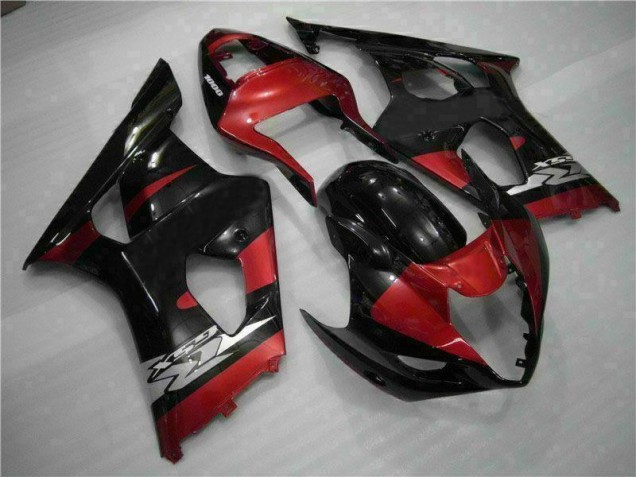 Kit Carenado Moto GSXR 1000 K3 2003-2004 - Rojo Negro Kit Carenado Moto GSXR 1000 K3 2003-2004 - Rojo Negro