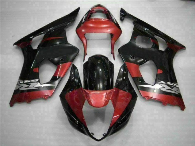 Kit Carenado Moto GSXR 1000 K3 2003-2004 - Rojo Negro Kit Carenado Moto GSXR 1000 K3 2003-2004 - Rojo Negro