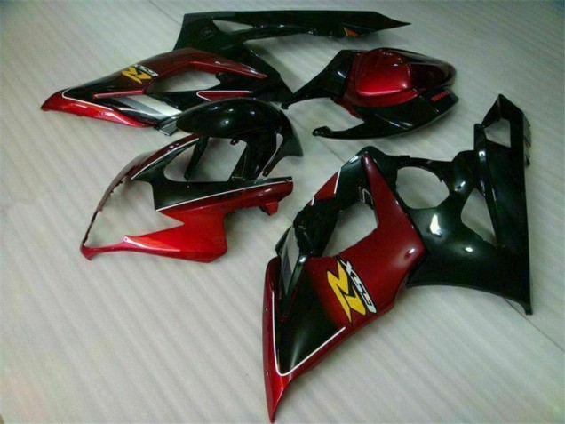 Kit Carenado Moto GSXR 1000 K5 2005-2006 - Rojo Negro