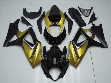 Kit Carenado Moto GSXR 1000 K7 2007-2008 - Oro Negro