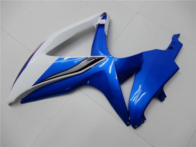 Kit Carenado Moto GSXR 600 / 750 K8 2008-2010 - Blanco Azul Kit Carenado Moto GSXR 600 / 750 K8 2008-2010 - Blanco Azul