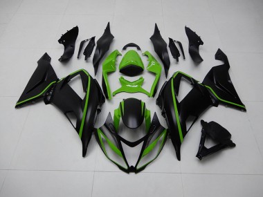 Kit Carenado Moto ZX6R 2013-2018 - Negro Verde
