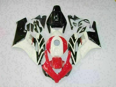 Kit Completo Carenado Moto CBR 1000 RR 2004-2005 - Blanco Rojo Negro