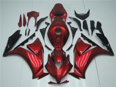 Kit Completo Carenado Moto CBR 1000 RR 2012-2016 - Rojo Negro
