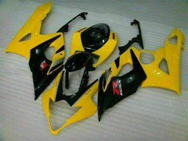Kit Completo Carenado Moto GSXR 1000 K5 2005-2006 - Amarillo Negro