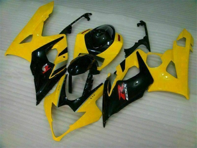 Kit Completo Carenado Moto GSXR 1000 K5 2005-2006 - Amarillo Negro