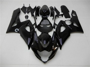 Kit Completo Carenado Moto GSXR 1000 K5 2005-2006 - Brillante Negro