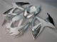 Kit Completo Carenado Moto GSXR 600 / 750 K6 2006-2007 - Blanco Plata