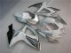 Kit Completo Carenado Moto GSXR 600 / 750 K6 2006-2007 - Blanco Plata