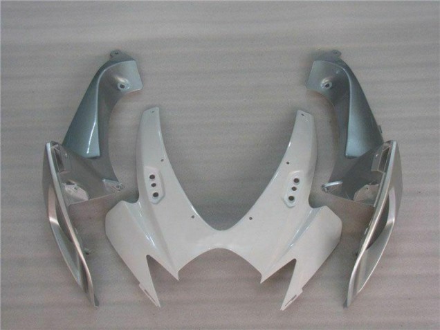 Kit Completo Carenado Moto GSXR 600 / 750 K6 2006-2007 - Blanco Plata