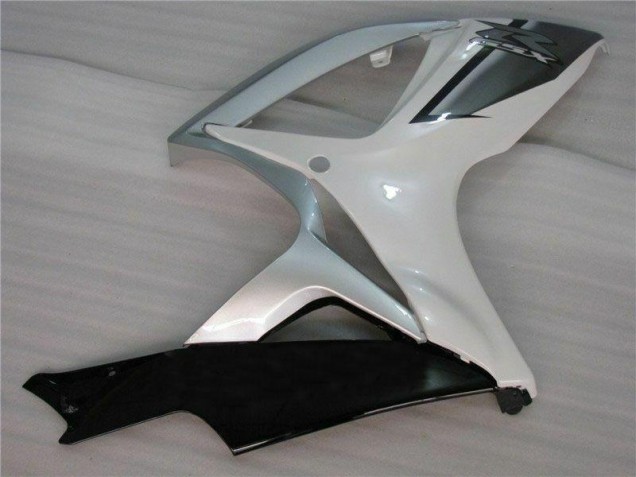 Kit Completo Carenado Moto GSXR 600 / 750 K6 2006-2007 - Blanco Plata