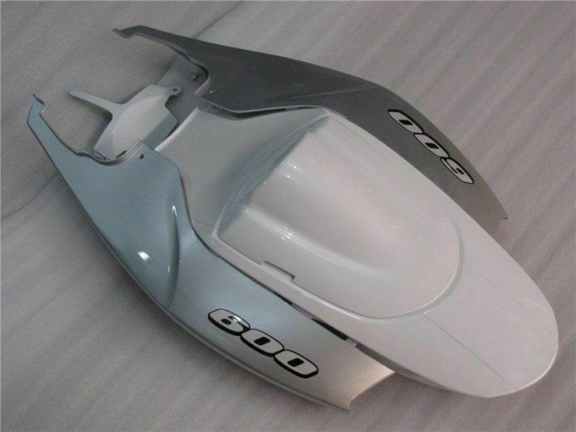 Kit Completo Carenado Moto GSXR 600 / 750 K6 2006-2007 - Blanco Plata