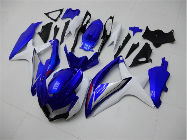 Kit Completo Carenado Moto GSXR 600 / 750 K8 2008-2010 - Azul Blanco