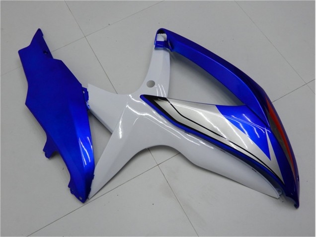 Kit Completo Carenado Moto GSXR 600 / 750 K8 2008-2010 - Azul Blanco