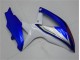 Kit Completo Carenado Moto GSXR 600 / 750 K8 2008-2010 - Azul Blanco