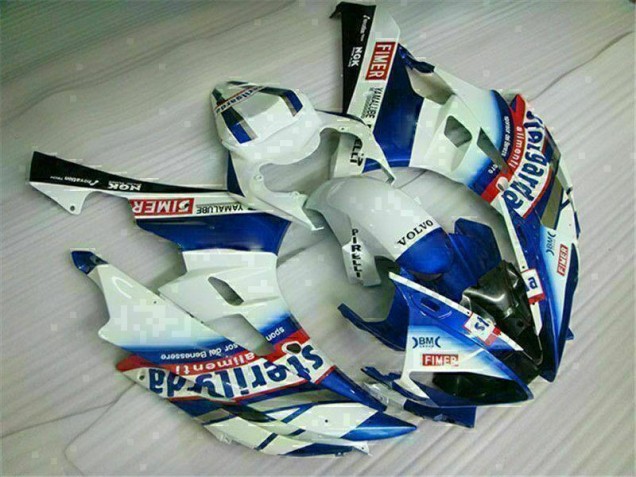 Kit Completo Carenado Moto R6 2006-2007 - Blanco Azul Kit Completo Carenado Moto R6 2006-2007 - Blanco Azul