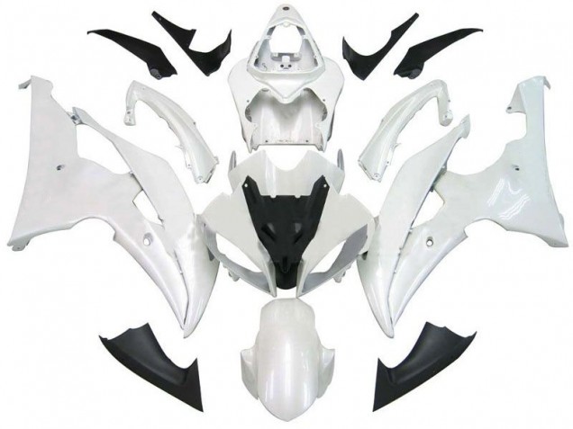 Kit Completo Carenado Moto R6 2008-2016 - Blanco Perla
