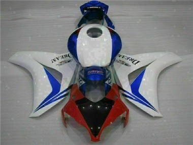 Kits ABS Carenado Motocicleta CBR 1000 RR 2008-2011 - Blanco Azul