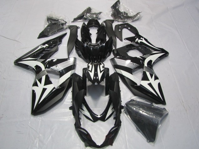 Kits ABS Carenado Motocicleta GSXR 1000 K9 2009-2016 - Negro Blanco Kits ABS Carenado Motocicleta GSXR 1000 K9 2009-2016 - Negro Blanco