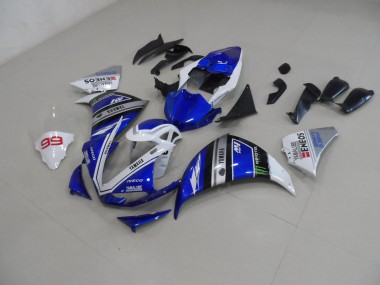 Kits ABS Carenado Motocicleta R1 2012-2014 - Azul Blanco