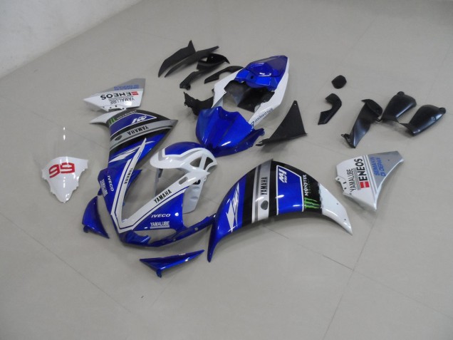 Kits ABS Carenado Motocicleta R1 2012-2014 - Azul Blanco