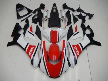 Kits ABS Carenado Motocicleta R1 2015-2019 - Rojo Blanco