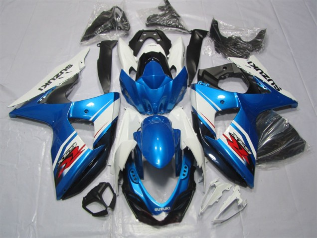 Kits Carenado Moto GSXR 1000 K9 2009-2016 - Azul Blanco