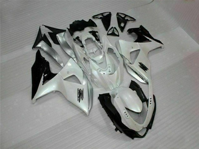 Kits Carenado Moto GSXR 1000 K9 2009-2016 - Blanco Negro