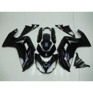 Kits Completo Carenado Moto ABS EX650 2012-2016 - Brillante Negro