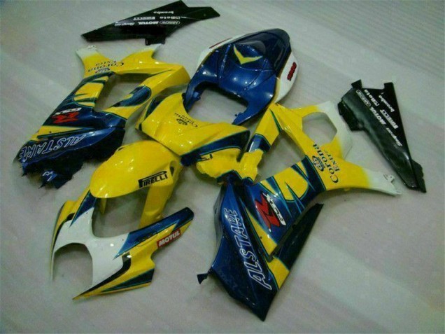 Kits Completo Carenado Moto ABS GSXR 1000 K7 2007-2008 - Amarillo