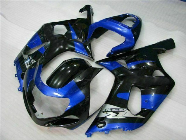 Kits Completo Carenado Moto ABS GSXR 600 / 750 K1 K2 K3 2001-2003 - Azul Negro Kits Completo Carenado Moto ABS GSXR 600 / 750 K1 K2 K3 2001-2003 - Azul Negro