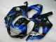 Kits Completo Carenado Moto ABS GSXR 600 / 750 K1 K2 K3 2001-2003 - Azul Negro Kits Completo Carenado Moto ABS GSXR 600 / 750 K1 K2 K3 2001-2003 - Azul Negro