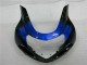 Kits Completo Carenado Moto ABS GSXR 600 / 750 K1 K2 K3 2001-2003 - Azul Negro Kits Completo Carenado Moto ABS GSXR 600 / 750 K1 K2 K3 2001-2003 - Azul Negro
