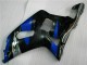 Kits Completo Carenado Moto ABS GSXR 600 / 750 K1 K2 K3 2001-2003 - Azul Negro Kits Completo Carenado Moto ABS GSXR 600 / 750 K1 K2 K3 2001-2003 - Azul Negro