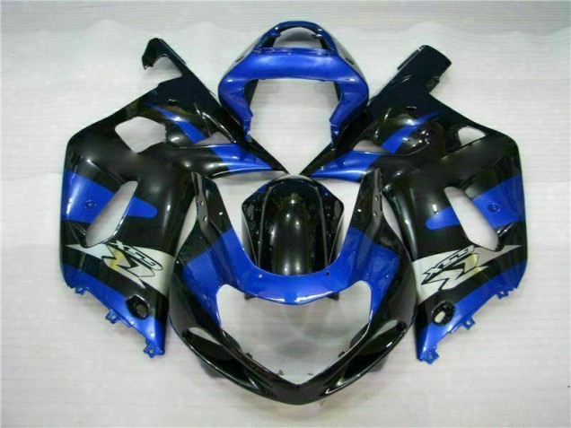Kits Completo Carenado Moto ABS GSXR 600 / 750 K1 K2 K3 2001-2003 - Azul Negro Kits Completo Carenado Moto ABS GSXR 600 / 750 K1 K2 K3 2001-2003 - Azul Negro