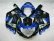 Kits Completo Carenado Moto ABS GSXR 600 / 750 K1 K2 K3 2001-2003 - Azul Negro Kits Completo Carenado Moto ABS GSXR 600 / 750 K1 K2 K3 2001-2003 - Azul Negro