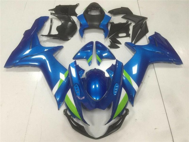 Kits Completo Carenado Moto ABS GSXR 600 / 750 K11 2011-2021 - Azul