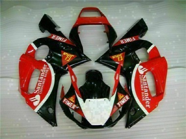 Kits Completo Carenado Moto ABS R6 1998-2002 - Rojo Negro