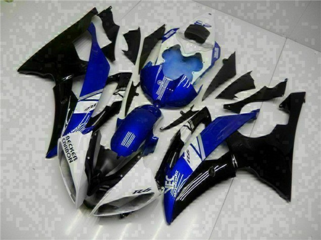 Kits Completo Carenado Moto ABS R6 2008-2016 - Azul Negro