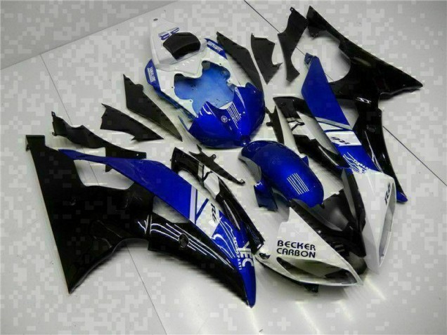 Kits Completo Carenado Moto ABS R6 2008-2016 - Azul Negro
