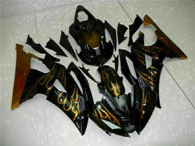 Kits Completo Carenado Moto ABS R6 2008-2016 - Negro