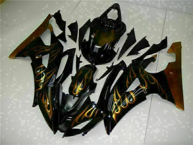 Kits Completo Carenado Moto ABS R6 2008-2016 - Negro