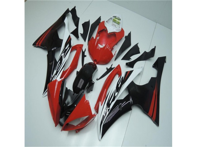 Kits Completo Carenado Moto ABS R6 2008-2016 - Rojo Blanco
