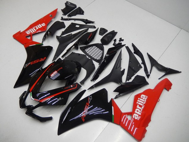 Kits Completo Carenado Moto ABS RSV4 2009-2015 - Negro Rojo Kits Completo Carenado Moto ABS RSV4 2009-2015 - Negro Rojo