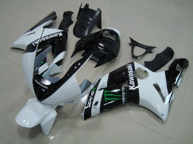 Kits Completo Carenado Moto ABS ZX6R 2003-2004 - Blanco Monster
