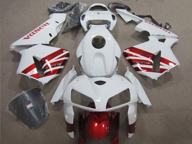 Kits Completo Carenado Moto CBR 1000 RR 2004-2005 - Blanco Rojo Negro
