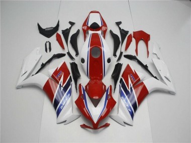 Kits Completo Carenado Moto CBR 1000 RR 2012-2016 - Rojo Blanco Azul
