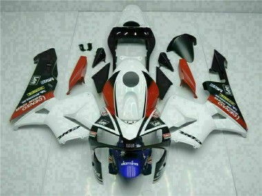 Kits Completo Carenado Moto CBR 600 RR 2003-2004 - Blanco Azul